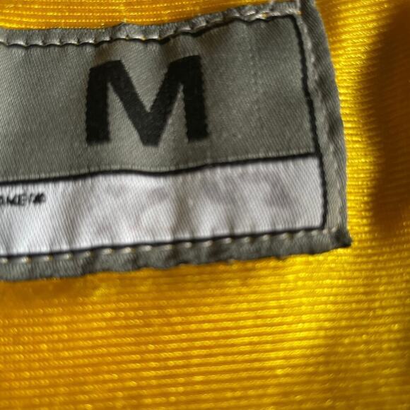 Vintage Nike Team Union Made USA Letter P Jersey Medium Green Yellow UFCW Labor - Picture 5 of 12